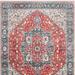 Mandani Performance Area Rug - Charcoal/Blue, 2'2"x12' - Frontgate