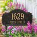 Willow Address Plaques - Lawn Plaque, Bronze/Gold Lawn Plaque, Estate, One Line - Frontgate