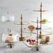 Amelie Servers & Cake Stands - Gold, Gold 2-Tier Round Server - Frontgate