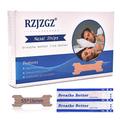 RZJZGZ 500 Pcs Upgraded Anti Snoring Nasal Strips Large Breathe Better Good Sleeping Nasal Pads (500 PCS, 55 x16 mm)
