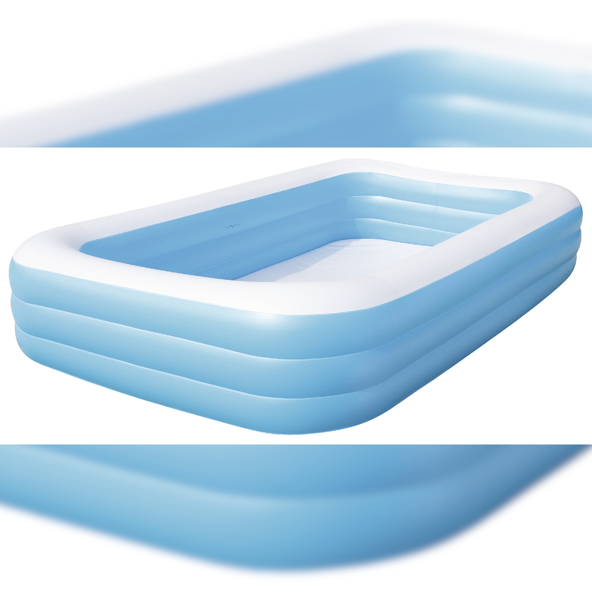 Bestway Planschbecken Family Pool Deluxe, 305 x 183 x 56 cm, blau Image