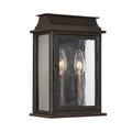 Capital Lighting Fixture Company Bolton 11 Inch Tall 2 Light Outdoor Wall Light - 936821OZ