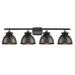 Innovations Lighting Bruno Marashlian Adirondack 38 Inch 4 Light Bath Vanity Light - 516-4W-BAB-M14-BK