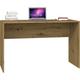 Plus - Bureau contemporain 120x76x50 cm - Plateau large et confortable - Table ordinateur - Design