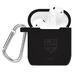 Black Los Angeles Kings Debossed Silicone AirPods Case Cover