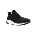 Wide Width Women's Tour Knit Running Shoe by Propet in Black (Size 7 1/2 W)