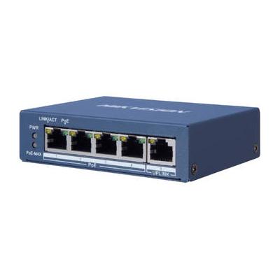 Hikvision DS-3E0505P-E 4-Port Gigabit PoE-Complian...