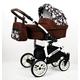 Travel System Stroller Pram Pushchair 2in1 3in1 Isofix Maximum W by SaintBaby Flowers of Apples 2in1 Without car seat