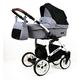 Travel System Stroller Pram Pushchair 2in1 3in1 Isofix Maximum W by SaintBaby Silver Black 3in1 with car seat