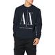 Armani Exchange Men's Icon Sweat Sweatshirt, Blue (Navy 1510), X-Small