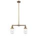 Innovations Lighting Bruno Marashlian Dover 21 Inch 2 Light Mini Chandelier - 209-BB-G312