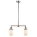 Innovations Lighting Bruno Marashlian Dover 21 Inch 2 Light Mini Chandelier - 209-SN-G311