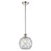 Innovations Lighting Bruno Marashlian Farmhouse Rope 8 Inch Cage Pendant - 516-1S-PN-G122-8RW-LED