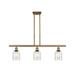 Innovations Lighting Bruno Marashlian Caledonia 36 Inch 3 Light Linear Suspension Light - 516-3I-BB-G259-LED