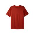 Men's Big & Tall Heavyweight Jersey Crewneck T-Shirt by Boulder Creek in Desert Red (Size 6XL)