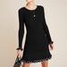 Anthropologie Dresses | Anthro Ml Monique Lhuillier Sona Knit Mini Dress | Color: Black/White | Size: Sp