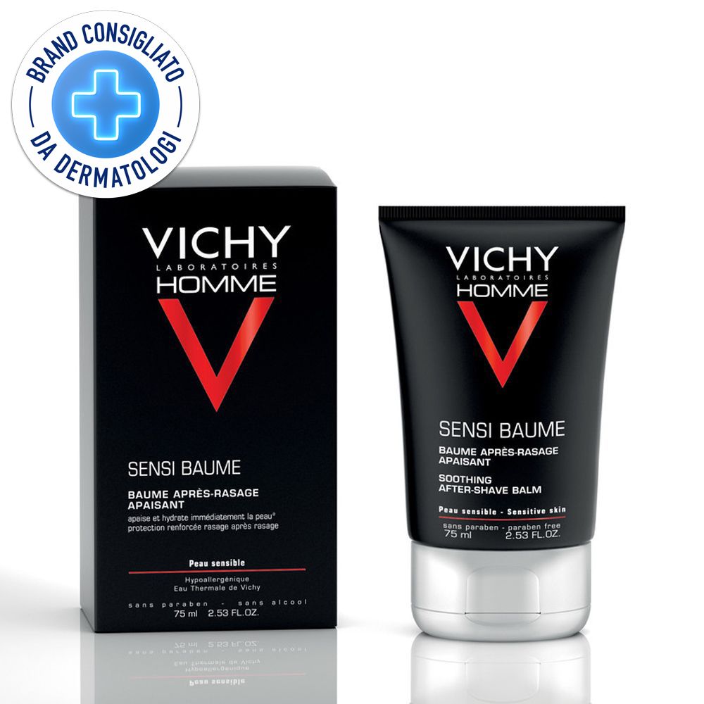 Vichy Homme Sensi Baume Minéral Ca Balsamo dopobarba lenitivo ipoaller