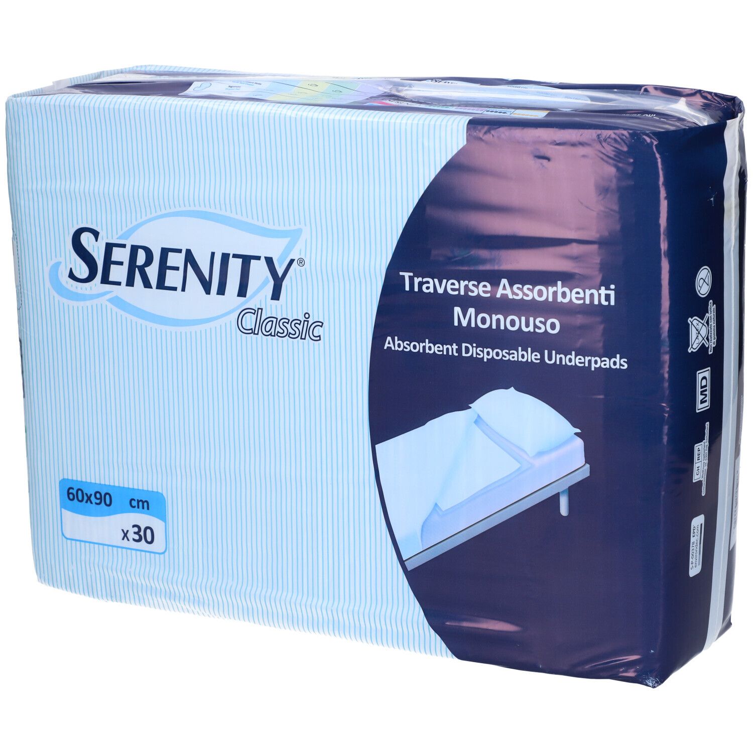 Serenity® Classic Traversa Salvamaterasso Monouso 60x90cm 30 pz Altro