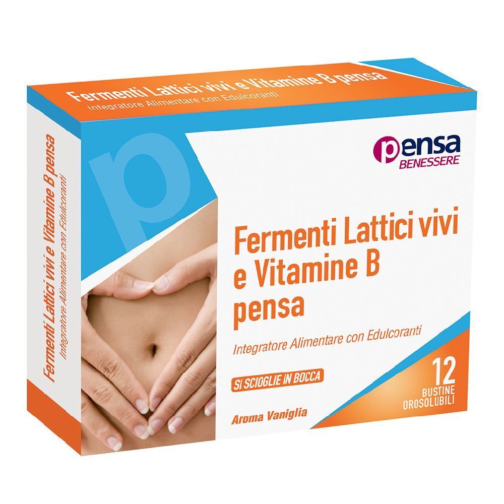 Pensa BENESSERE Fermenti Lattici Vivi e Vitamine B Bustine 12 pz Busti