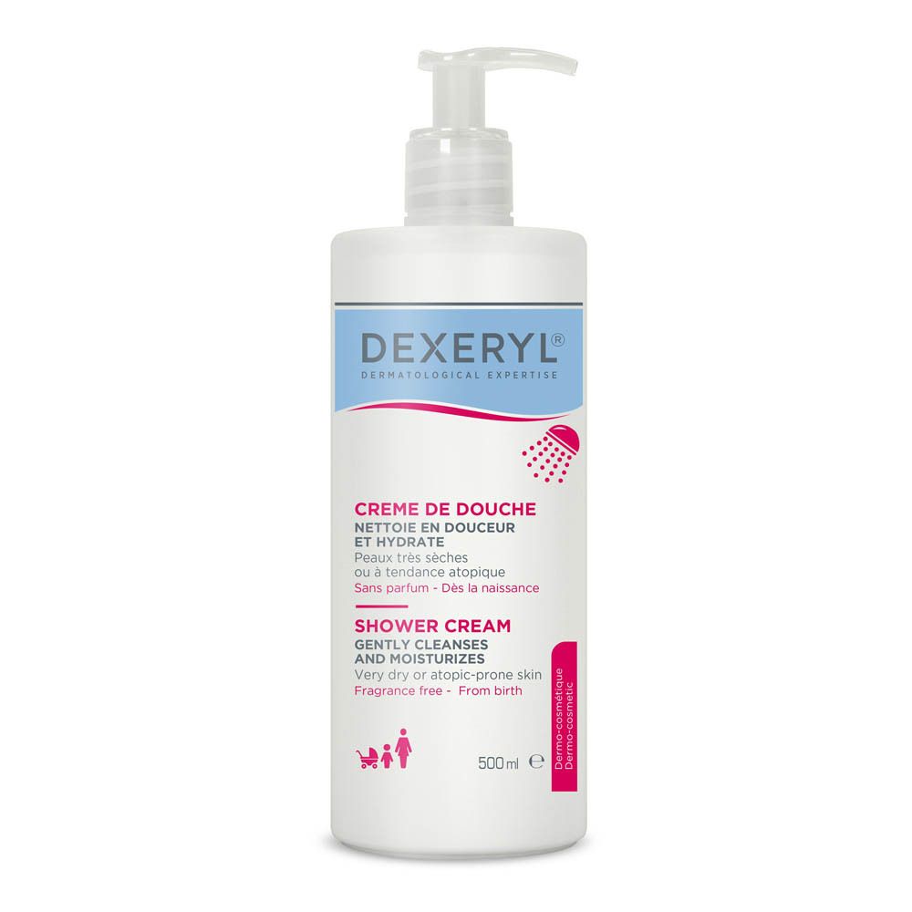 DEXERYL Doccia Crema Detergente delicato per Pelle Secca Viso e Corpo