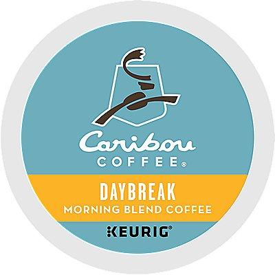 Caribou Coffee Daybreak Morning Blend Coffee 72 Count (3 Boxes Of 24) K-Cup® Pods - Kosher Single Serve Pods