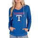 Women's Concepts Sport Royal Texas Rangers Mainstream Terry Long Sleeve Hoodie Top