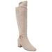 Extra Wide Width Women's The Ruthie Wide Calf Boot by Comfortview in Oyster Pearl (Size 8 WW)