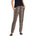 Plus Size Women's Woven Soft Pants by ellos in Animal Print (Size 5X)