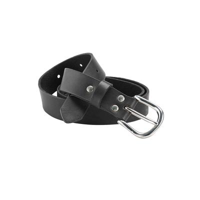 Women's Leather Belt by ellos in Black (Size 10/12)