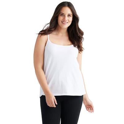 Plus Size Women's Knit Camisole by ellos in White ...