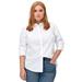 Plus Size Women's Button Down Shirt by ellos in White (Size 34)