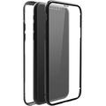 Hama Black Rock Schutzhülle 360° Glass (für Apple iPhone XR, Perfekter Schutz, schlankes Design, Kunststoff, Cover 360°) schwarz