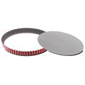 Tefal j1641514 Tart Mould Loose Base, Steel, 28 cm, Red