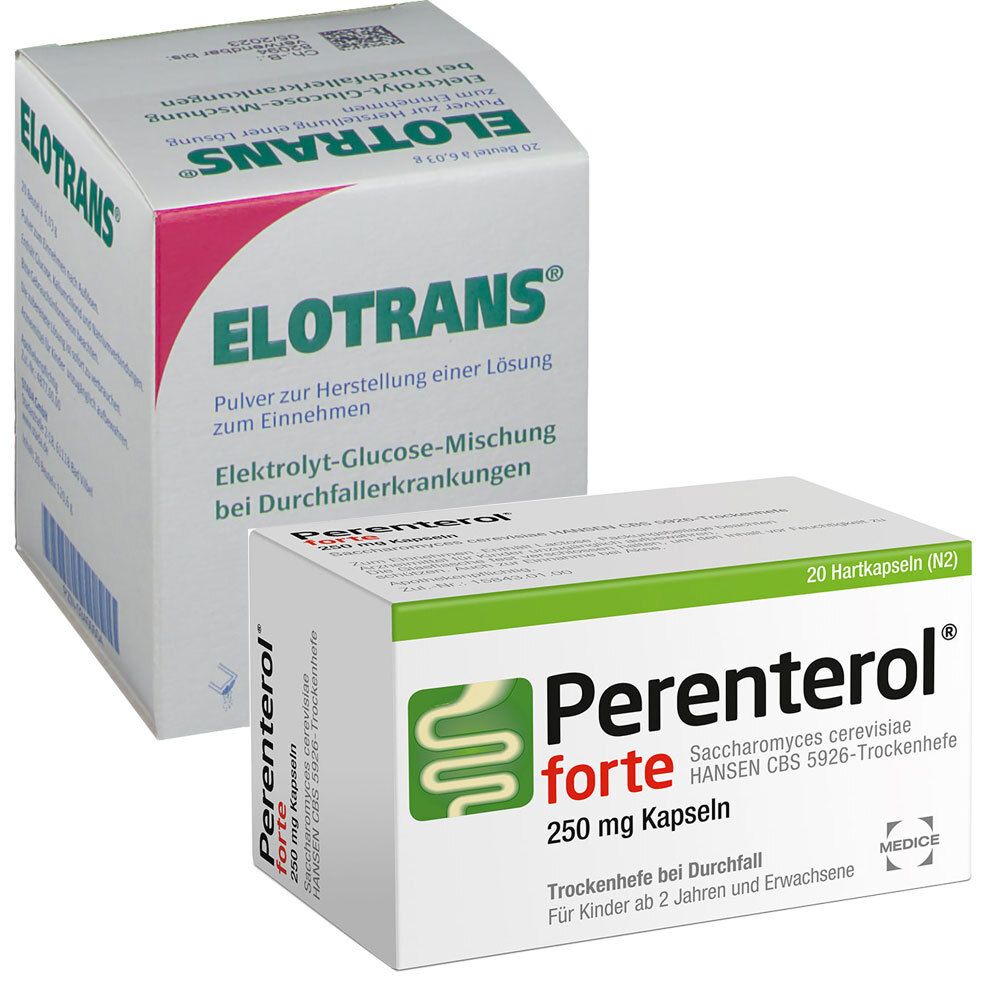 Perenterol forte + Elotrans Sparset 1 St Set Image