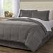 Andover Mills™ Mirabal Microfiber 8 Piece Bedding Set Polyester/Polyfill/Microfiber in Gray | Twin XL Comforter + 5 Additional Pieces | Wayfair