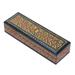 Bungalow Rose Chinar Paradise Papier Mache & Wood Decorative Box Wood in Brown | 1.6 H x 7.75 W x 2.4 D in | Wayfair 338734