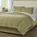 Andover Mills™ Mirabal Microfiber 8 Piece Bedding Set Polyester/Polyfill/Microfiber in Green | Twin Comforter + 5 Additional Pieces | Wayfair