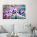 Andover Mills™ Painted Petals XIX by Tristan Scott - 3 Piece Wrapped Canvas Graphic Art Print Set Canvas, in White | 24 H x 36 W x 1.5 D in | Wayfair