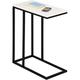 Idimex - Bout de canapé debora table d'appoint table à café table basse de salon cadre en métal