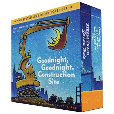 Goodnight, Goodnight, Construction Site And Steam Train, Dream Train Board Books Boxed Set