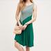 Anthropologie Dresses | Anthropologie Maeve Green Midi Fit Flow Dress Nwt | Color: Green | Size: L