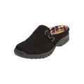 Wide Width Women's The Joy Slip On Mule by Comfortview in Black (Size 10 W)