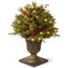 Three Posts™ Meinhardt 15" Artificial Pine Topiary in Urn Plastic in Green | 24 H x 27 W x 27 D in | Wayfair THLA7050 40363514