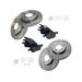 2006-2013 Mazda 3 Front and Rear Brake Pad and Rotor Kit - TRQ BKA11264