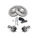 2001-2002 Ford Explorer Sport Front Brake Pad and Rotor and Wheel Hub Kit - DIY Solutions