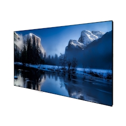 DELUXX Cinema Hochkontrast-Rahmenleinwand SlimFrame 265 x 149cm, 120`- DARKVISION Image