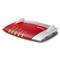 AVM FRITZ!Box 7490 WLAN-Router Dual-Band (2,4 GHz/5 GHz) Gigabit Ethernet 3G Rot, Silber