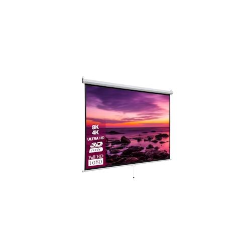 celexon basic line Rolloleinwand 200 x 150cm,Leinwand Format 16:9 , Heimkino Leinwand, Beamerleinwand,3D Leinwand,Full HD Leinwand, Leinwand Beamer
