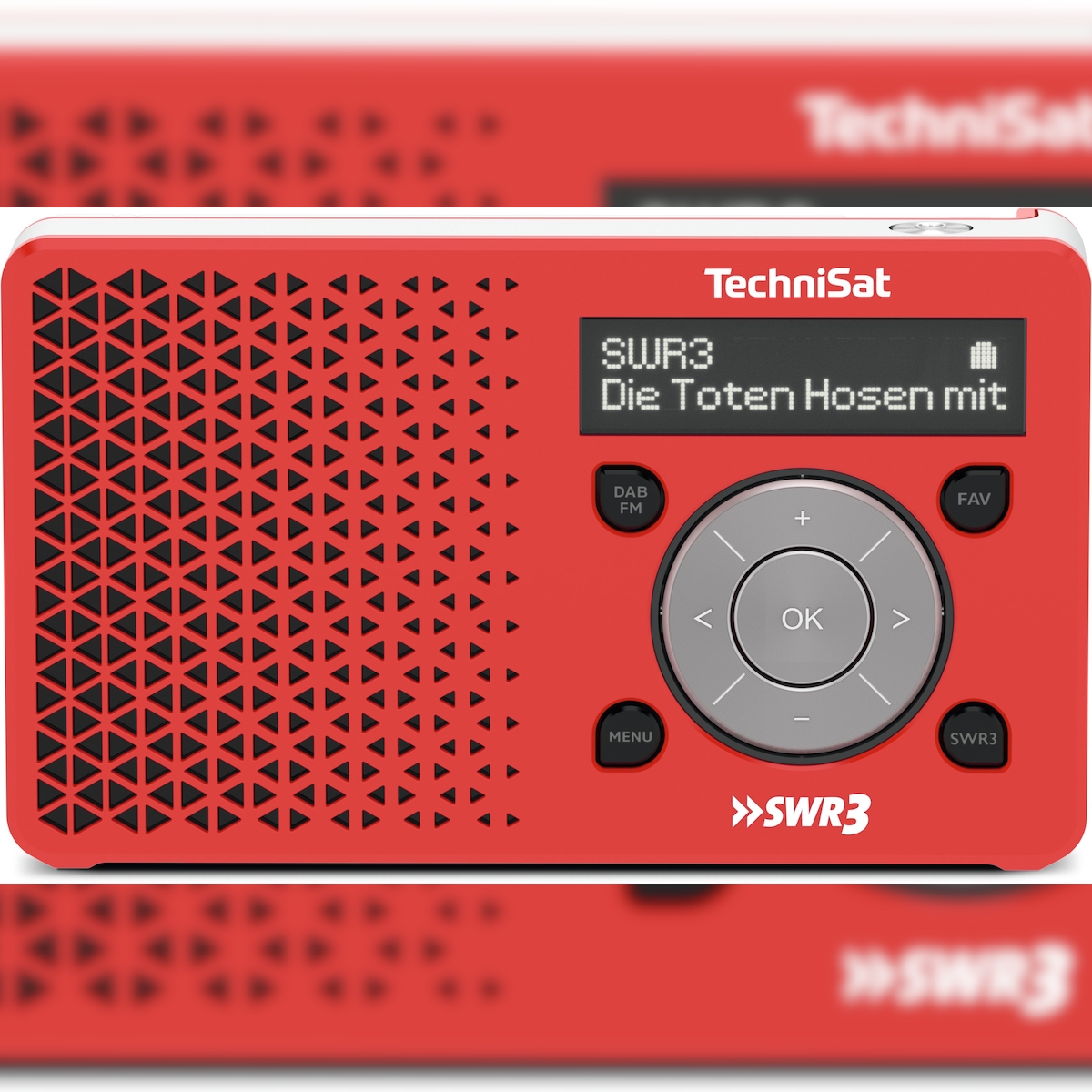 TechniSat DigitRadio 1 Persönlich Digital Rot, Weiß Image