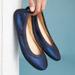 Anthropologie Shoes | Anthropologie Yossi Samra Blue Ballet Flats | Color: Blue | Size: 6.5